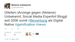 Bewerbungstweet